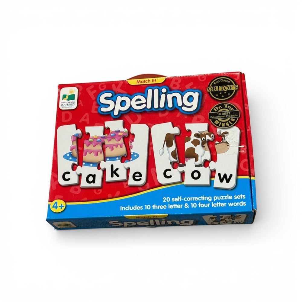 The Learning Journey Match It! Spelling Puzzle Set – Open Box Excellent